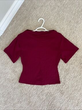 HM 100% cotton boatneck top size XS